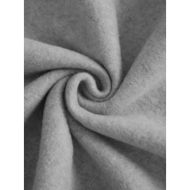 Men'S Custom Photo/Text Printed Fleece Hoodie - Personalized Photo/Text, Breathable Fleece Sweater, Large Size Vintage Style Crew Neck Long Sleeve, Loose Fit for Christmas Gifts, Team Uniforms & Casual Wear, Custom Photo/Text Printing