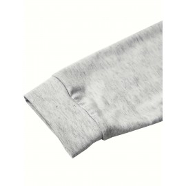 Men'S & Women'S Personalized Hoodie - Custom Text/Logo/Message, Soft Crewneck Pullover Sweatshirt, Loose Fit All-Season Casual Sweater, Machine Washable Custom Gift for Corporate/Events/Events - Durable Everyday Apparel, Corporate Events