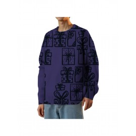 Men'S Winter Coat & T-Shirt - Long Sleeve Round Neck Thermal Base Layer, Olive Green with All-Over Print, Regular Fit Casual & Formal Wear, Warm Layering Top for Cold Weather, Versatile Everyday & Formal Outfits, Durable & Comfortable Men'S Fashion