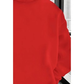 Men'S Oversized Fleece-Lined Hooded Sweatshirt with Surf & Beach Graphic Print - 100% Micro-Elastic Knit, Kangaroo Pocket, Surfing Surf Co. Design, Surfing-Themed Casual Pullover for Surfing, Beachwear & Everyday Comfort (Large Size) - Ideal Gift fo