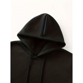 Customizable Men'S Hoodie - Personalized Front & Back Printing with Your Photo/Text/Logo - Soft Pullover Sweatshirt, Loose Fit Hooded Sweatshirt with Pockets, Durable Fabric for Corporate Branding, Birthday Gifts & Streetwear - Custom Graphic Design