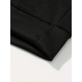 Men'S King Crown Print Hooded Sweatshirt - Royal & Golden Lettering, Winter Knit Fabric with Slight Stretch, Regular Fit Long Sleeve Pullover, Casual American Style Statement Piece for Everyday & Formal Wear - Ideal Gift for Men (KING Lettering Desi