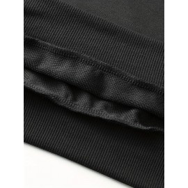 Men'S Plus Size Hoodie - Navy Pullover Sweatshirt, Regular Fit Long Sleeve Hooded Sweater for Everyday & Formal Wear, Soft Knit Fabric with Slight Stretch - Big & Tall Friendly