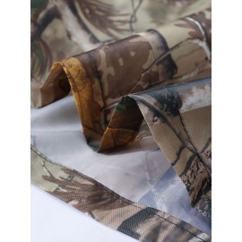 [Reusable Rain Ponchos] Lightweight Reusable Rain Ponchos for Men & Women | Camouflage Print, Hooded Windproof Raincoats with Full-Zip Closure, Loose Fit & Button Detail - All-Weather Outdoor, Plus Size