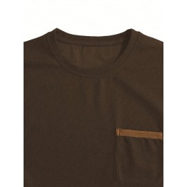 3pcs Men'S Plus Size Casual Short Sleeve T-Shirt Set, Essential Basic Tee - Breathable, Soft & Comfortable Waffle Fabric, Solid Color, Round Neck, Perfect for Casual Attire, PLUS SIZE, Men'S Set On, Men'S White Beach Set, Men'S Training Suit Set, Men'S Beach Set For Large Sizes