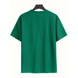 3pcs Men'S Plus Size Casual Short Sleeve T-Shirt Set, Essential Basic Tee - Breathable, Soft & Comfortable Waffle Fabric, Solid Color, Round Neck, Perfect for Casual Attire, PLUS SIZE, Men'S Set On, Men'S White Beach Set, Men'S Training Suit Set, Men'S Beach Set For Large Sizes