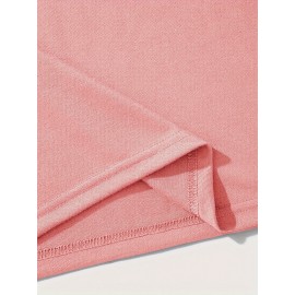 [Plus Size Crew Neck Tee] Men's Plus Size Crew Neck T-Shirts | Casual Polyester Knit Fabric with Slogan Print | Medium Stretch | Regular Fit | All-Season Adult Tops with Alphabet Pattern