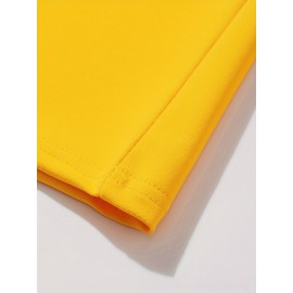 Men'S Plus Size Beige T-Shirt - 