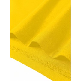 [Soft Plus Size T-Shirts] 4pcs Men's Plus Size Long Sleeve T-Shirt Set - Soft & Comfortable, 95% Polyester 5% Spandex, Solid Color, Round Neck, Casual Style, Perfect for Fall, Daily Wear