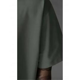 Men's Gothic Skull & Rose T-Shirt with Back Print - Oversized Streetwear Fit, Bold 