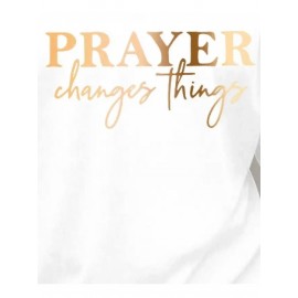 Men's Oversized Big & Tall Light Grey T-Shirt with Inspirational 