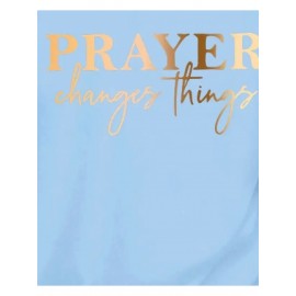 Men's Oversized Big & Tall Light Grey T-Shirt with Inspirational 