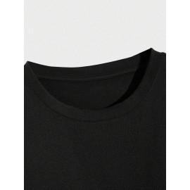 4pcs Men'S Plus Size Casual T-Shirts - Soft Polyester-Spandex Blend, Breathable & Comfortable, Solid Color Short Sleeve Round Neck Tees for Casual Attire, Back-to-School Essentials, 95% Polyester 5% Spandex, Regular Fit, Versatile Clothing, Minimalist Design, Stretchy Fabric, Everyday Essentials, Simple Style, Durable Construction, Basic Tee, College Students, PLUS SIZE, Soft Tee, Casual Shirt, Minimalist Clothing, Durable Fiber, Sporty Tee, Oversized Tee, Active Lifestyle, Versatile